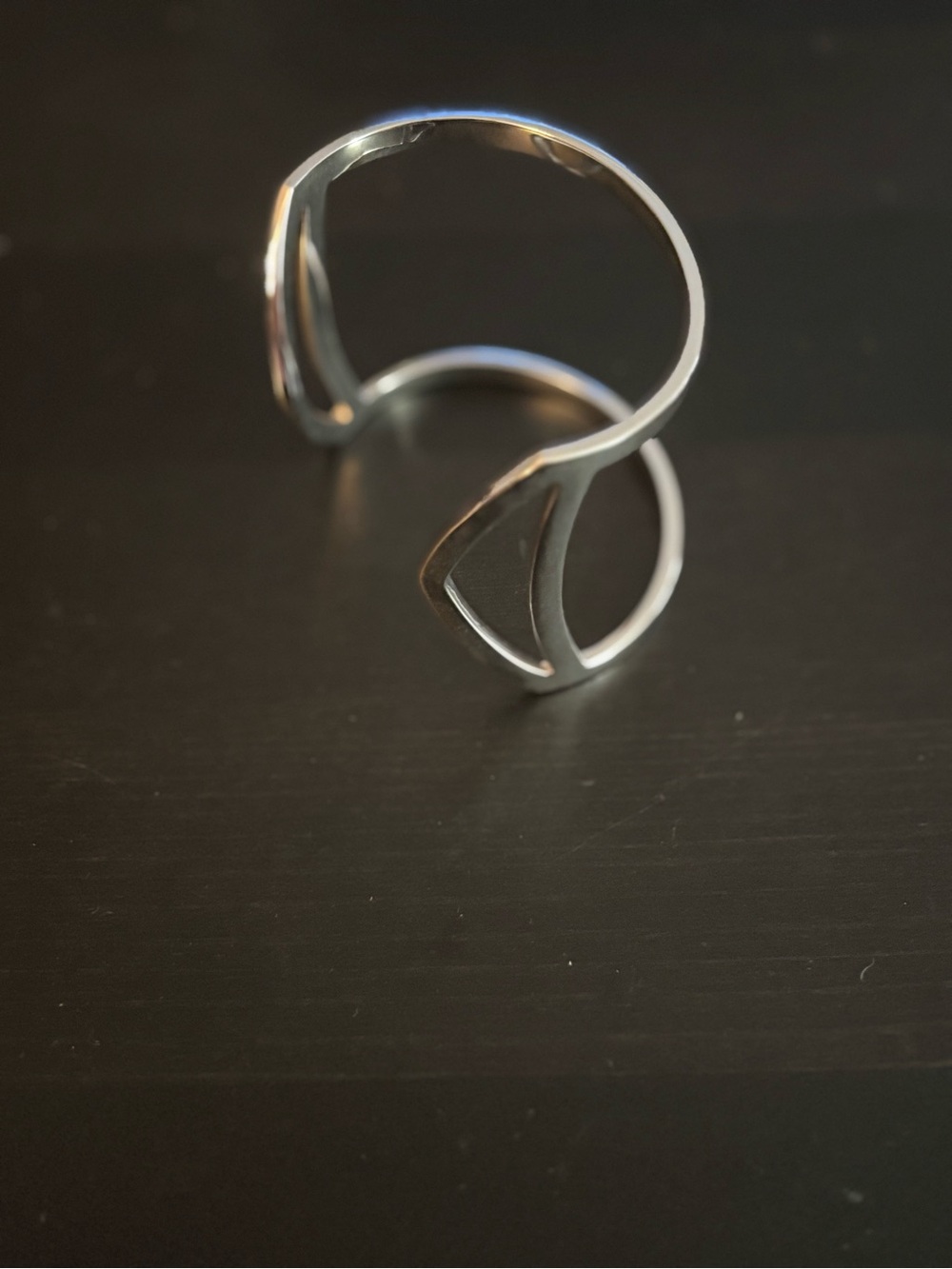 Jules Smith Silver Open Double-Arch Cuff Bracelet